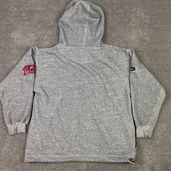 Vintage Y2K 90s Exco Jeans Scorpion Hoodie Men's Large Gray - Picture 11 of 16